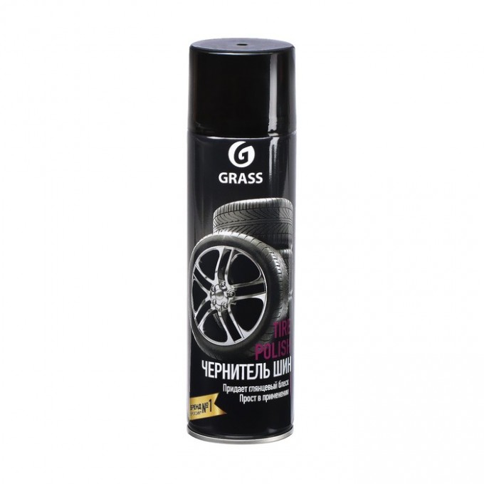 Чернитель шин GRASS Tire Polish, аэрозоль, 650 мл 100049818408