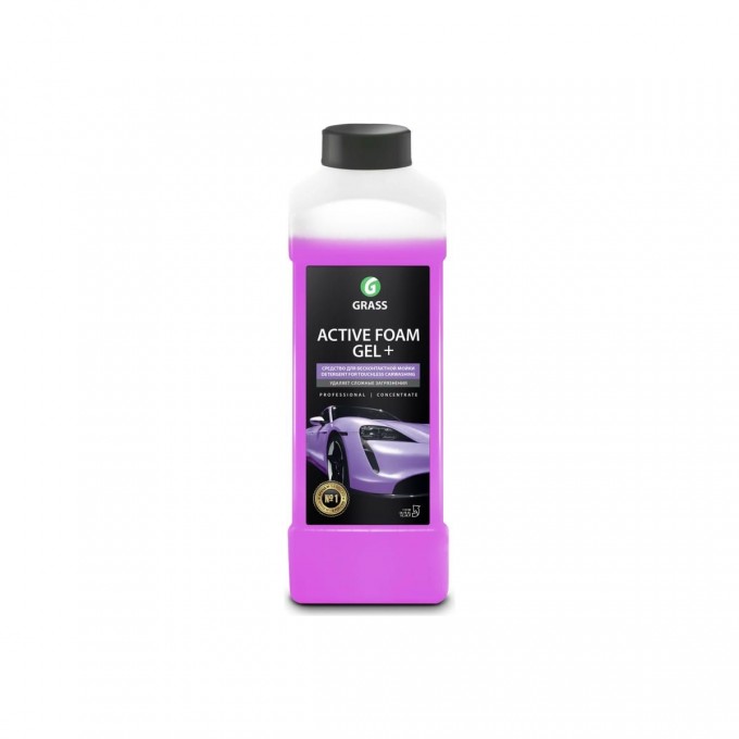 Автошампунь Active Foam Gel+ Для Бесконтактной Мойки Концентрат 1Л GRASS GRASS 1131 113180