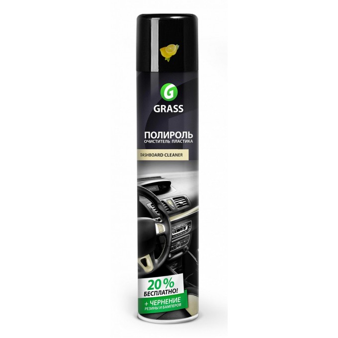 Полироль-Очиститель пластика GRASS Dashboard Cleaner 120107-1 0,75 л лимон 1201071