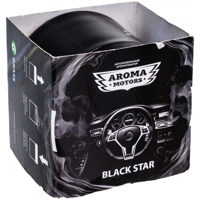 Grass Ароматизатор гелевый «Aroma Motors» BLACK STAR AC-0171 16516328